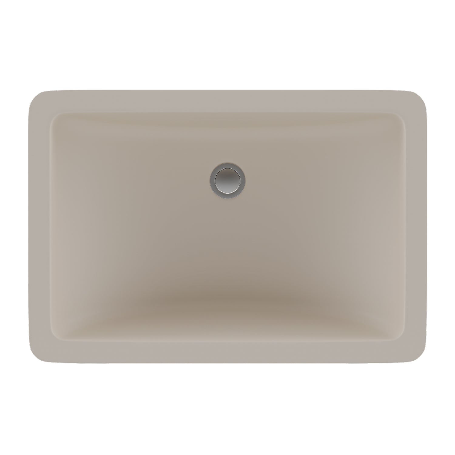 21-Inch Platinum Quartz Composite Drop-in/Undermount Rectangle Vanity Beige Bathroom Sink LP-V214-B