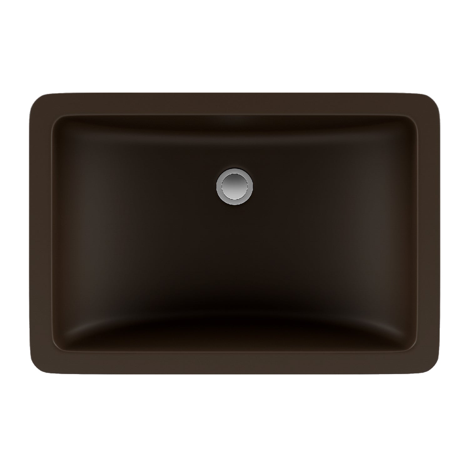 21-Inch Platinum Quartz Composite Drop-in/Undermount Rectangle Vanity Mocha Bathroom Sink LP-V214-M